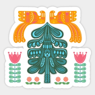 Scandinavian Summer Sunrise Sticker